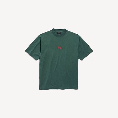 Balenciaga Camiseta Laurel Classic Medium Fit Verde