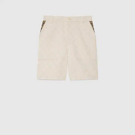 Gucci Bermuda GG Jacquard Bege