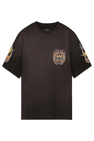 Amiri Camiseta Flames Oversized