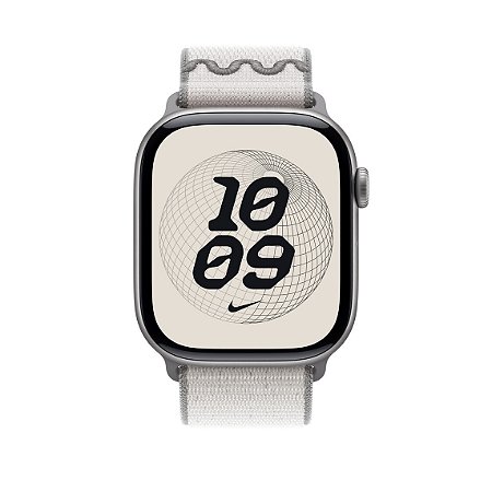 Apple Pulseira 46mm Beige Nike Sport Loop Cinza