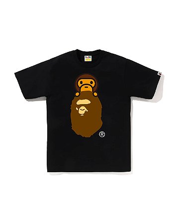 Bape Camiseta Milo on Ape Head Preta