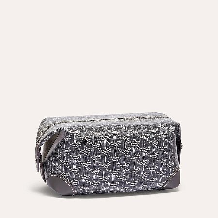Goyard Necessaire Bowling 25 Toiletry Bag Cinza