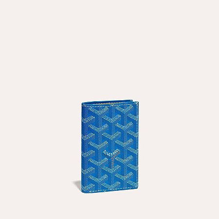 Goyard Porta Cartões Saint-Pierre Sky Azul