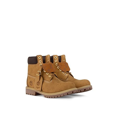 Louis Vuitton x Timberland Bota 6 Inch Ankle Wheat