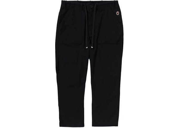 Bape Mr.Bathing Ape Calça Chino One Point Preta