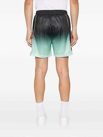 Casablanca Bermuda Logo Detailed Monogram Degrade Verde