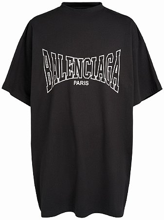 Balenciaga Camiseta Boxing Vintage Preta