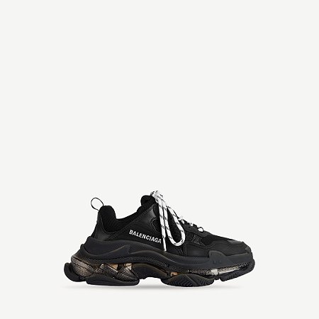 Balenciaga Triple S Clear Sole Preto