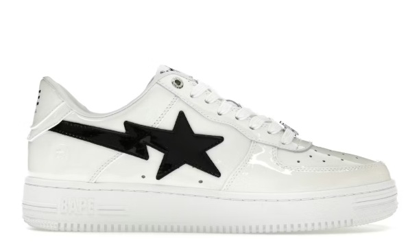Bape A Bathing Ape Bape Sta #2 White Patent