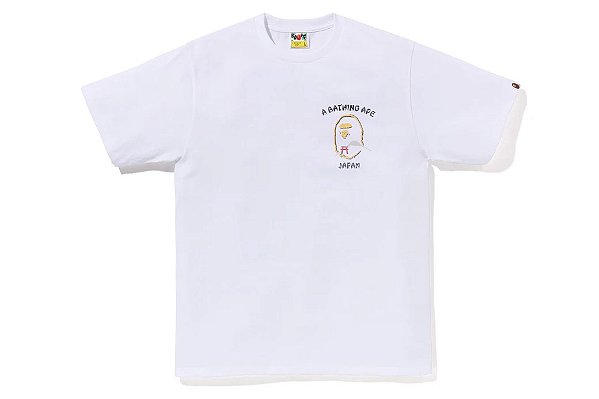 Bape Camiseta Japan Souvenir #1 Branca