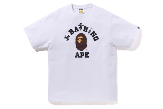 Bape Camiseta Ninja College Branca