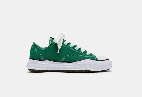 Maison Mihara Yasuhiro Peterson OG Sole Canvas Low Verde