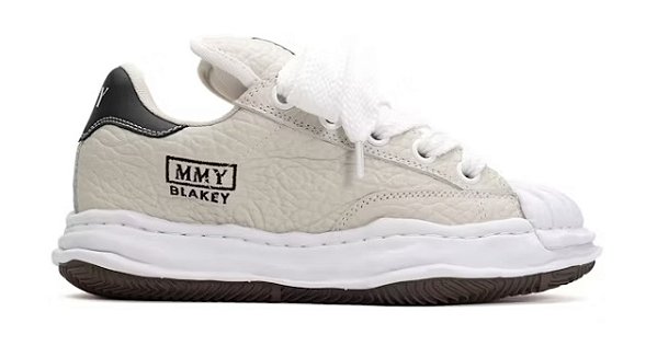 Maison Mihara Yasuhiro Blakey Puffer OG Sole Monster Leather Low White Black