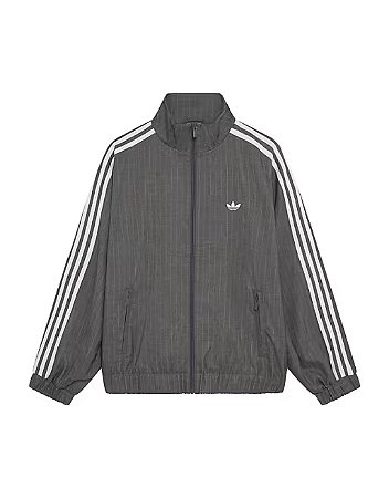 Adidas x ASOS Jaqueta Track Stripe Cinza