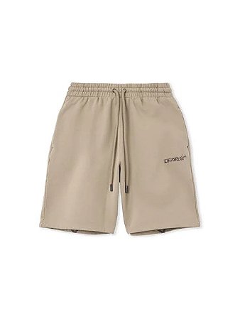 Off-White Bermuda Heraldic Arrow Skate Fade Out Stone Marrom