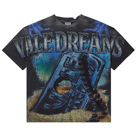 Vale Forever Camiseta Dog Tag Preta