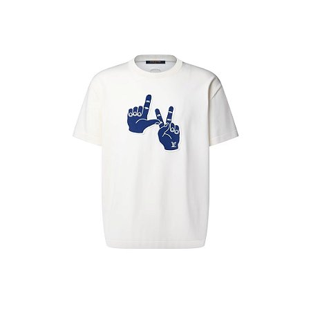 Louis Vuitton Camiseta Signature Patch Branca