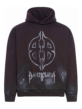Balenciaga Moletom Medium Fit Preto