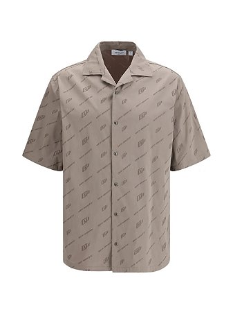 Off-white Camisa Jacquard Bowling Bege