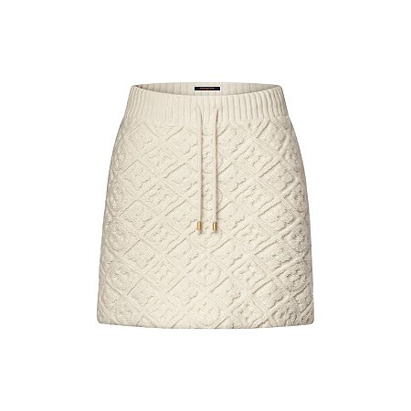 Louis Vuitton Saia Atoalhada com Monogram Bege
