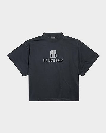 Balenciaga Set Camiseta e Bermuda Nano BB Preta