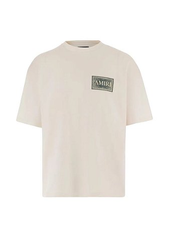 Amiri Camiseta Bandana Branca