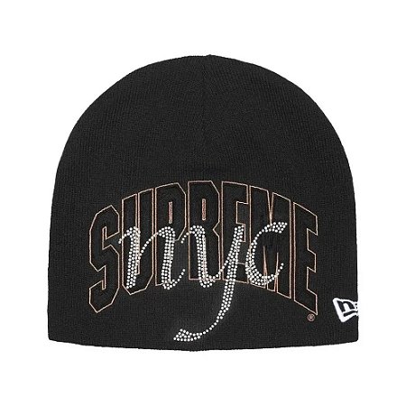 Supreme x New Era Touca Rhinestone Preta