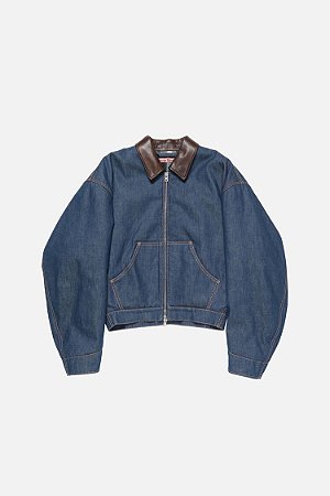 Acne Studios Jaqueta Denim Bomber Azul