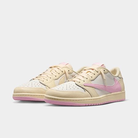 Nike x Travis Scott Air Jordan 1 Low Sail Shy Pink Muslin