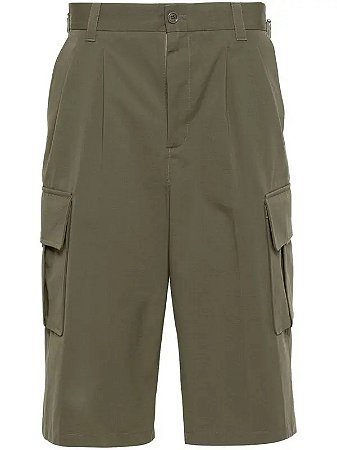 Gucci Bermuda Cargo Panelled Ripstop Verde