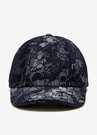 Gucci Boné Cotton Baseball Preta