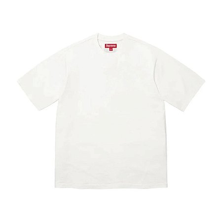 Supreme Camiseta Rhinestone Script Branca
