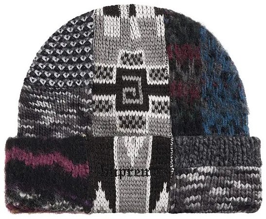 Supreme Touca Patchwork SS26 Preta