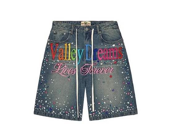 Vale Forever Bermuda Ice Cream Jorts Azul