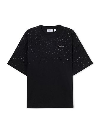 Off-White x Swarovski Camiseta Arrow Skate Preta