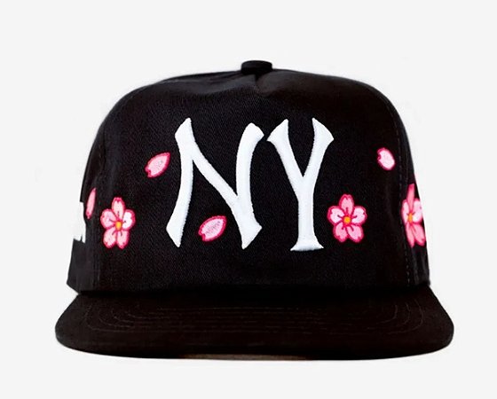 Oma Studios Boné NY Cherry Blossom Black