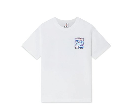 Casablanca Camiseta Heat Map Branca