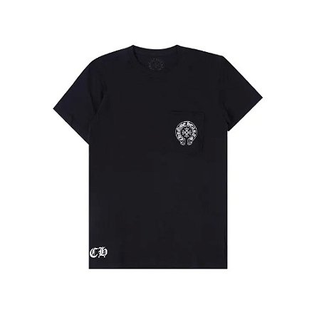 Chrome Hearts Camiseta Paris Horseshoe Preta