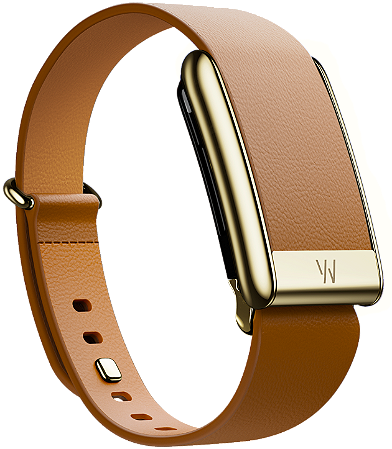 Whoop Pulseira Leatherluxe 5.0 Camel Gold
