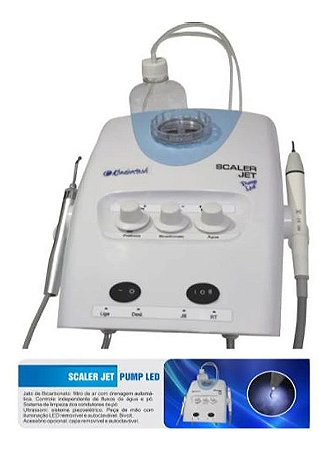 Ultrassom e Jato de Bicarbonato - Scaler Jet Pump Led