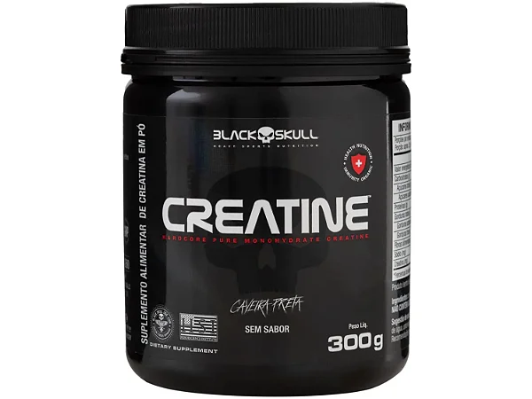 Creatina BlackSkull 100% Pura - 300g