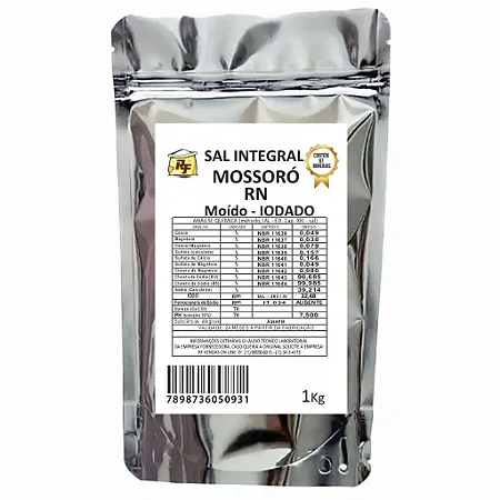 SAL INTEGRAL DE MOSSORO RF 1 kg IODADO