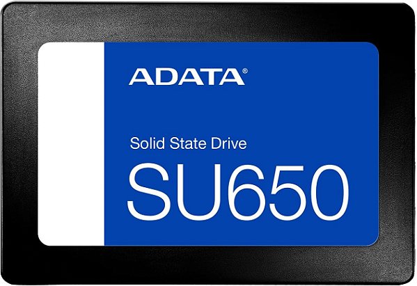 SSD 240gb Adata SU650 - Leitura 520 Mb/s - Gravação 450mb/s - ASU650SS-240GT-R