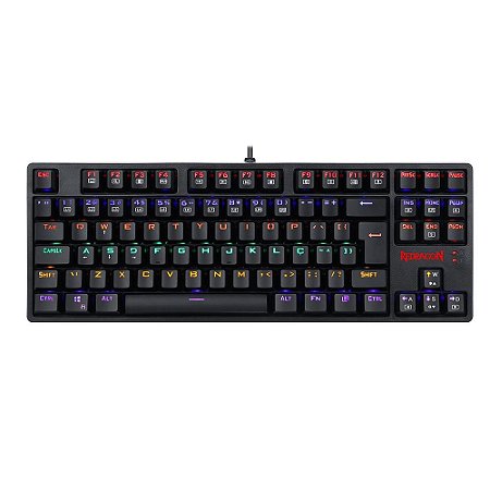 TECLADO MECANICO REDRAGON DAKSA RAINBOW SWITCH MARROM, K576R-1 PT-BROWN