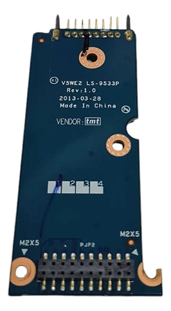 Placa Conexão Da Bateria Notebook - V5WE2 LS-9533P