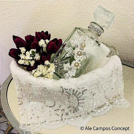 Garrafa Decorada para Enxaguante Bucal