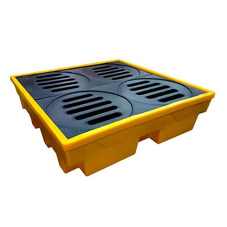 Pallet de Contenção para 4 Tambores - 220 Litros
