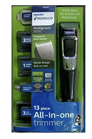 Philips Norelco Multigroom 3000 / MG3750 13 Peças All-in-one