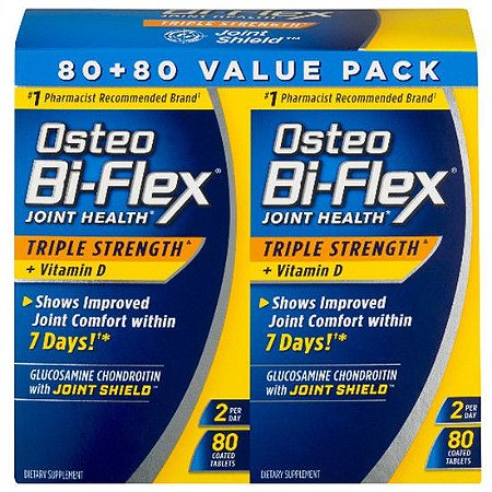 Osteo Bi-flex Triple Strength + Vitamin D - 160 Cápsulas