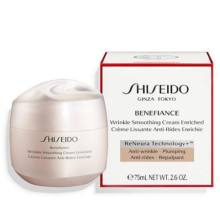 Shiseido Benefiance Wrinkle Smoothing Cream - Anti Rugas - 75ml - FM LOJA -  Produtos diretos dos Estados Unidos